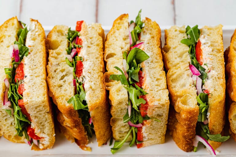 Focaccia Sandwich The Mediterranean Dish