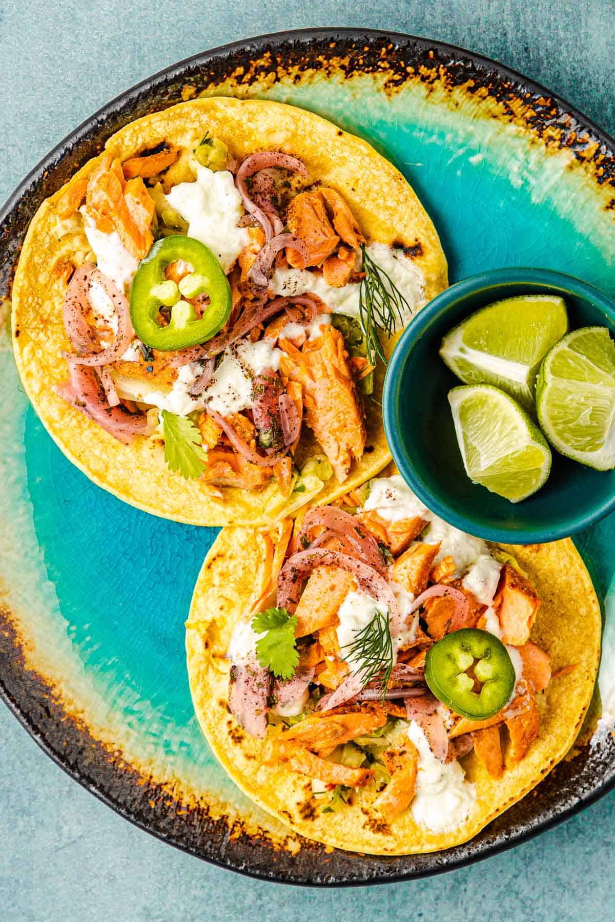 Salmon Tacos (Mediterranean-Style)-image