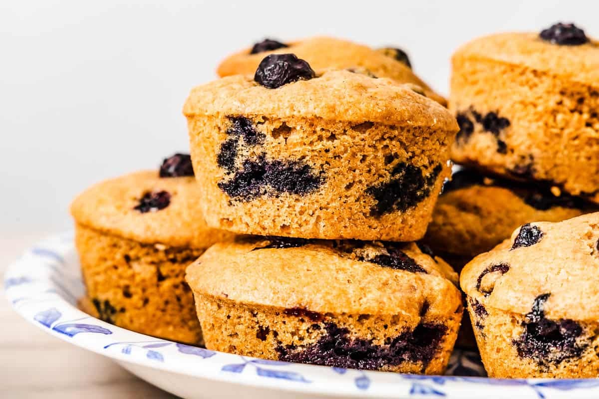 Healthy Blueberry Muffins-image