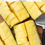 Pin image 1 for how to cut pineapple.
