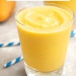 Pin image 1 for mango smoothie.