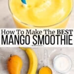 Pin image 3 for mango smoothie.