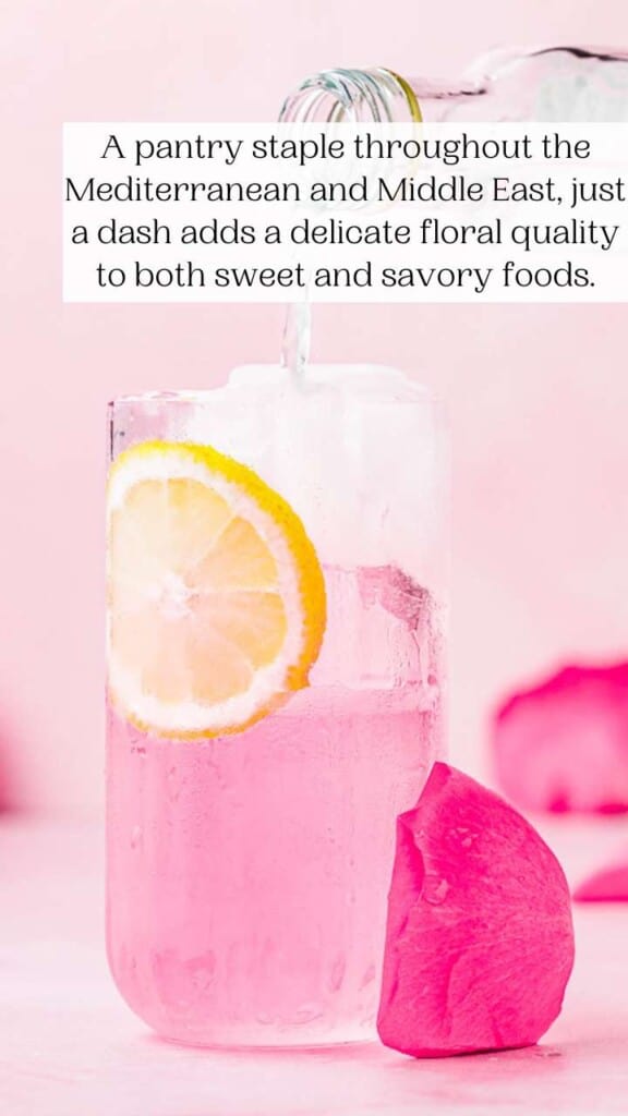 What is Rose Water? The Mediterranean Dish