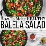 pin image 3 for balela salad.