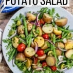 Pin image 2 for Italian potato salad.