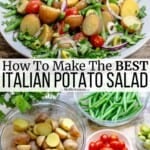 Pin image 3 for Italian potato salad.