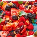 pin image 2 for summer fruit salad.