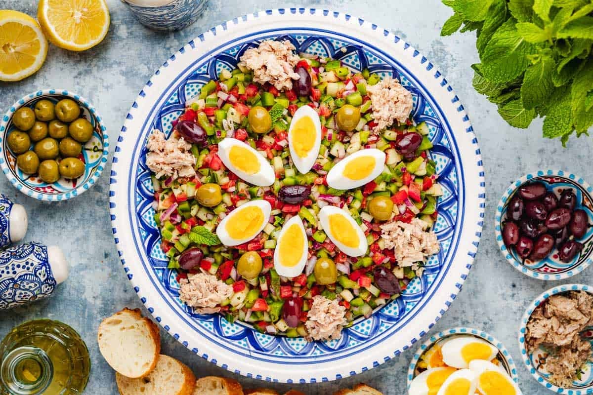 Slata Tounsiya (Tunisian Salad)-image