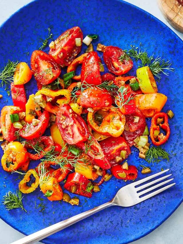 Bell Pepper Salad with Mini Sweet Peppers-image