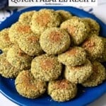 Pin image 1 for baked falafel.