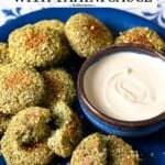 Pin image 2 for baked falafel.