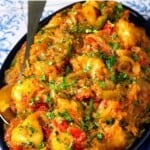 pin image 1 for dopiazeh aloo perisan potato curry.