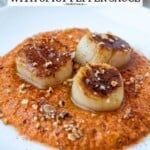 Pin image 2 for pan seared scallops.