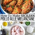 Pin image 3 for Pollo alle Melanzane.