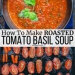 Épinglez l’image 3 pour la soupe tomate basilic.