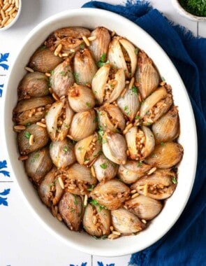 stuffed onions web story poster image.