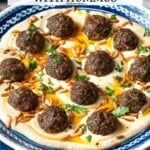 Pin image 2 for Middle Eastern Style baked meatballs.