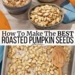 Pin image 3 for roasted pumpkin seeds.