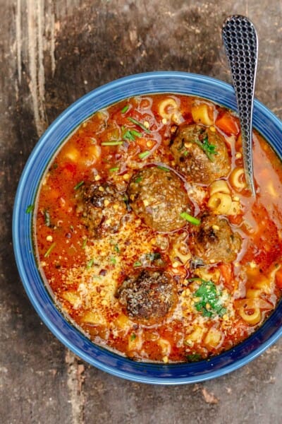 Meatball Soup | The Mediterranean Dish