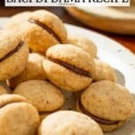 Pin image 2 for Baci Di Dama hazelnut cookies.