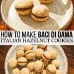 Pin image 3 for Baci Di Dama hazelnut cookies.