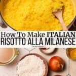 Pin image 3 for risotto milanese.