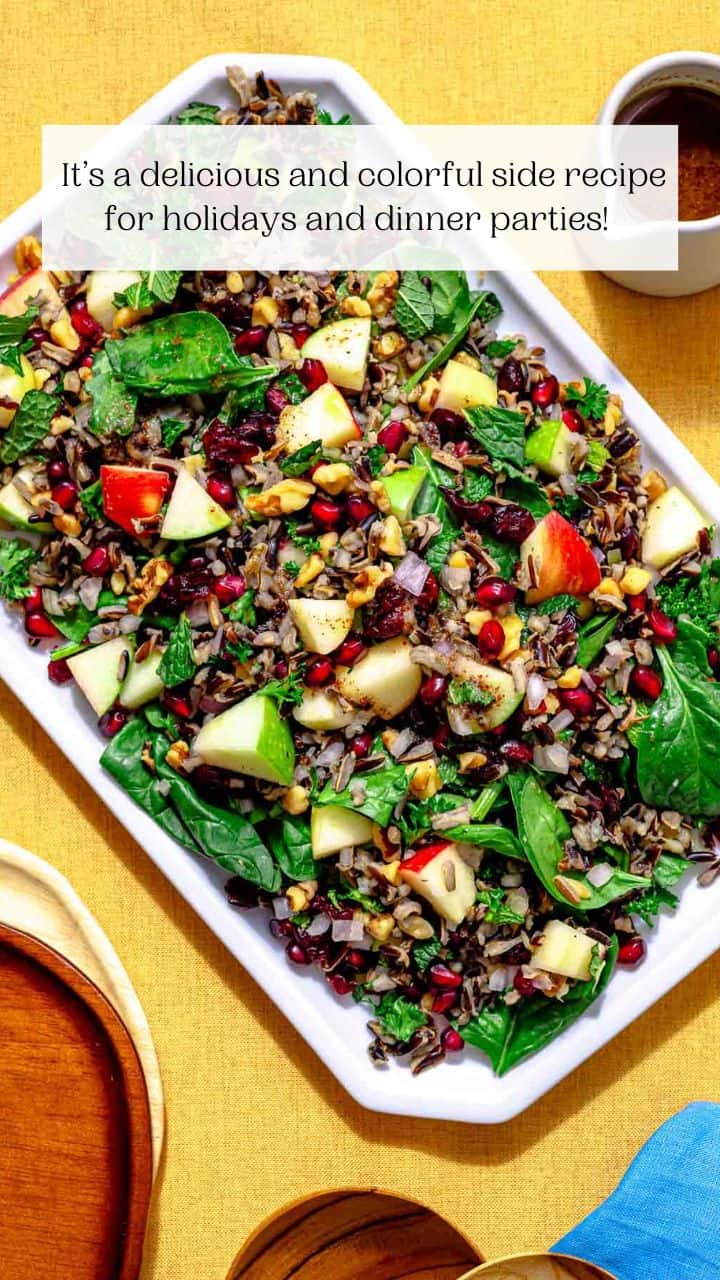 Wild Rice Salad The Mediterranean Dish