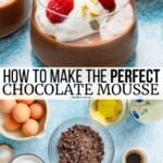 Pin image 3 for chocolate mousse.