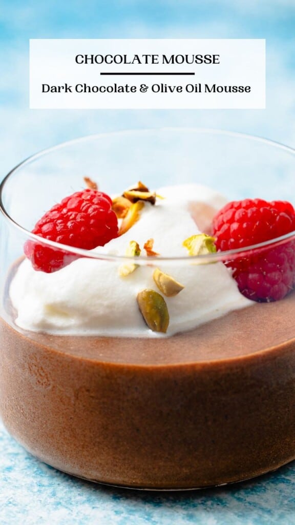 Dark Chocolate and Olive Oil Mousse The Mediterranean Dish