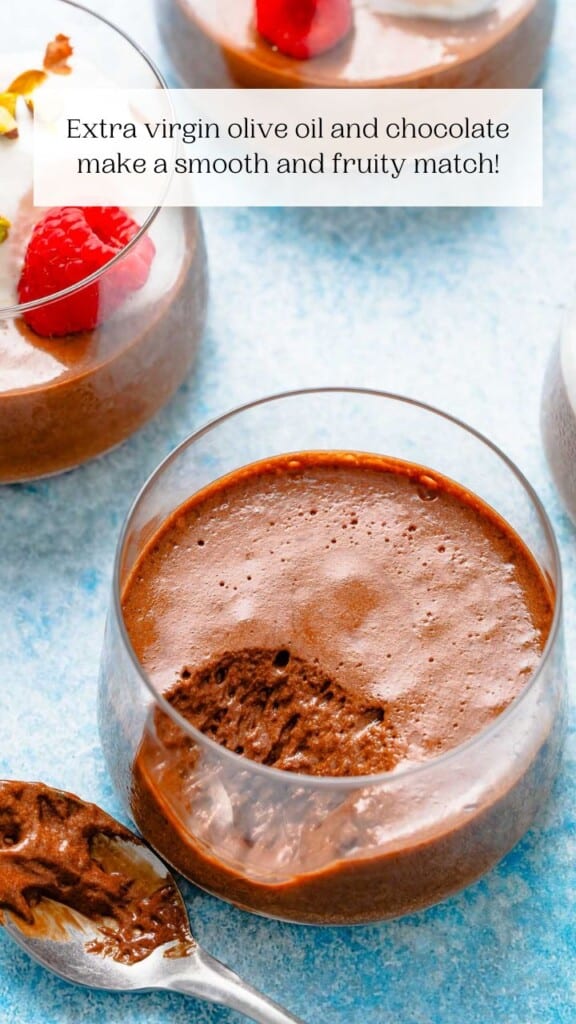Dark Chocolate and Olive Oil Mousse The Mediterranean Dish
