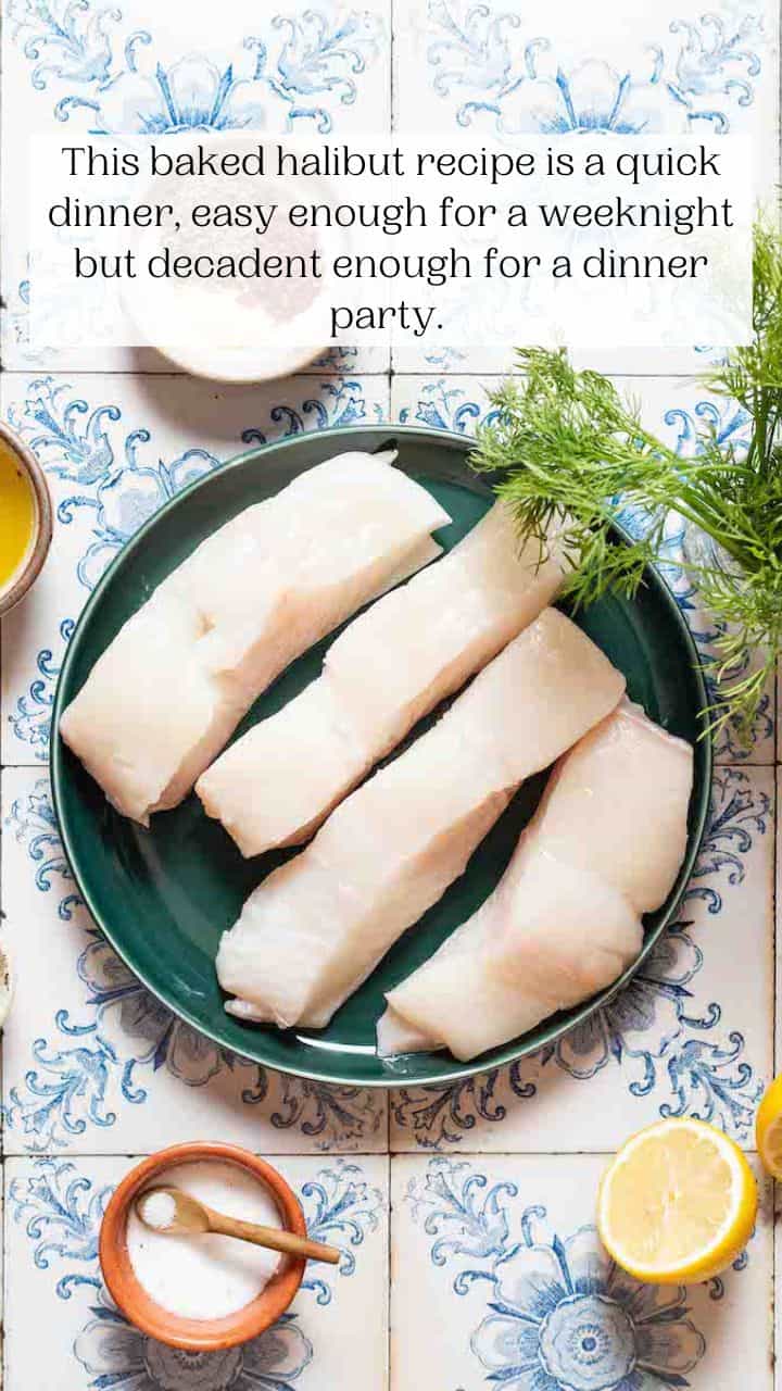 Baked Halibut with Lemon and Dill The Mediterranean Dish