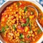 Pin image 2 for Italian lentil soup.