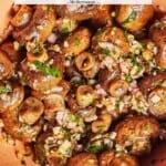 pin image 2 for marinated mushrooms.