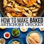 Pin image 3 for artichoke chicken.