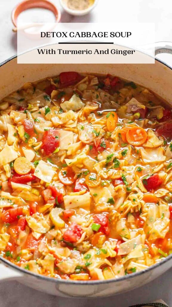 “Detox” Cabbage Soup with Turmeric and Ginger The Mediterranean Dish