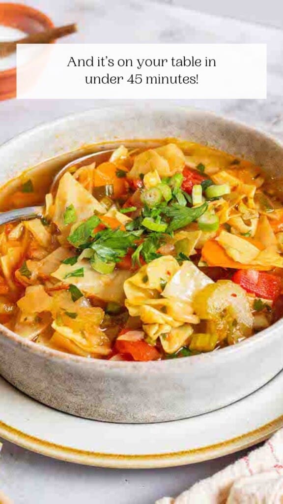 “Detox” Cabbage Soup with Turmeric and Ginger The Mediterranean Dish