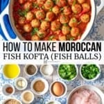 Pin image 3 for Moroccan fish kofta.