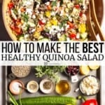 Pin image 3 for quinoa salad.