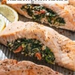 Pin image 2 for stuffed salmon.