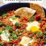 Pin image 2 for white bean shakshuka.