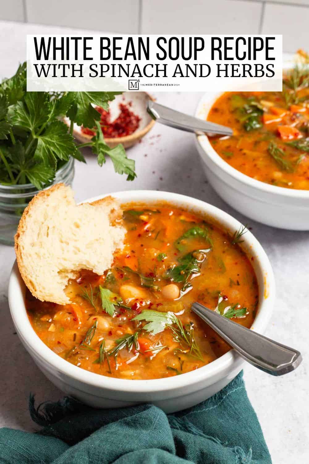 White Bean Soup | The Mediterranean Dish