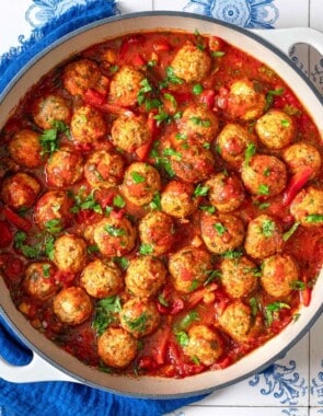 Moroccan fish kofta web story poster image.