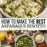 Pin image 3 for asparagus risotto.