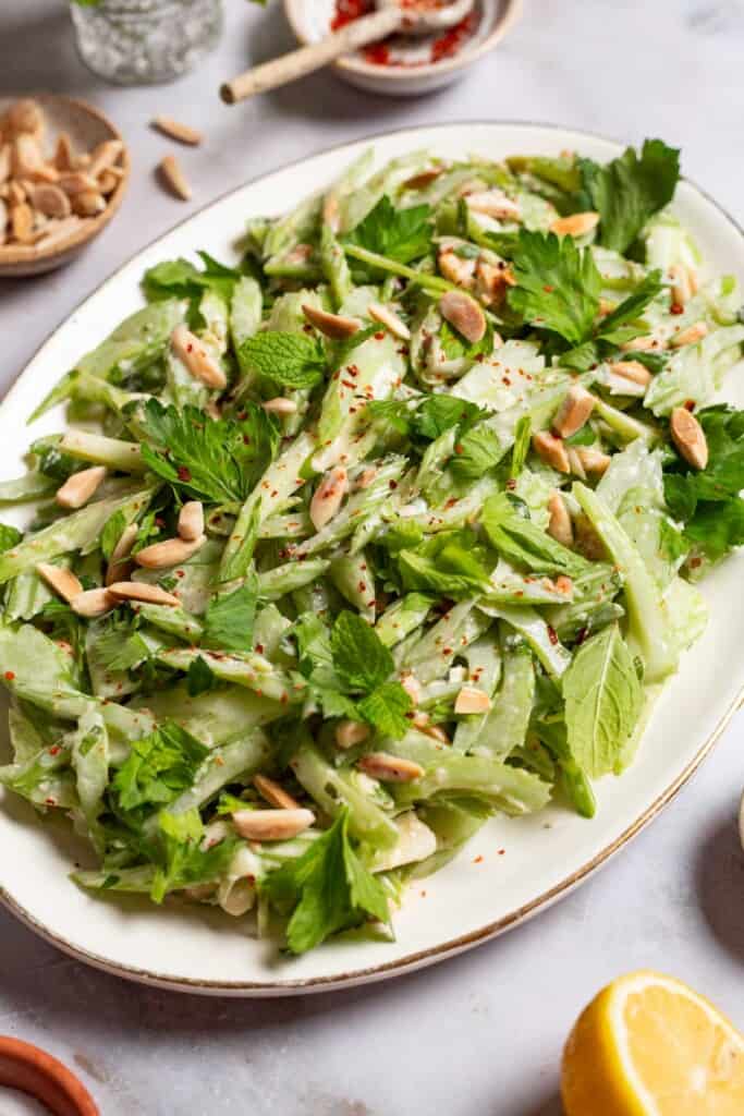 Celery Salad | The Mediterranean Dish