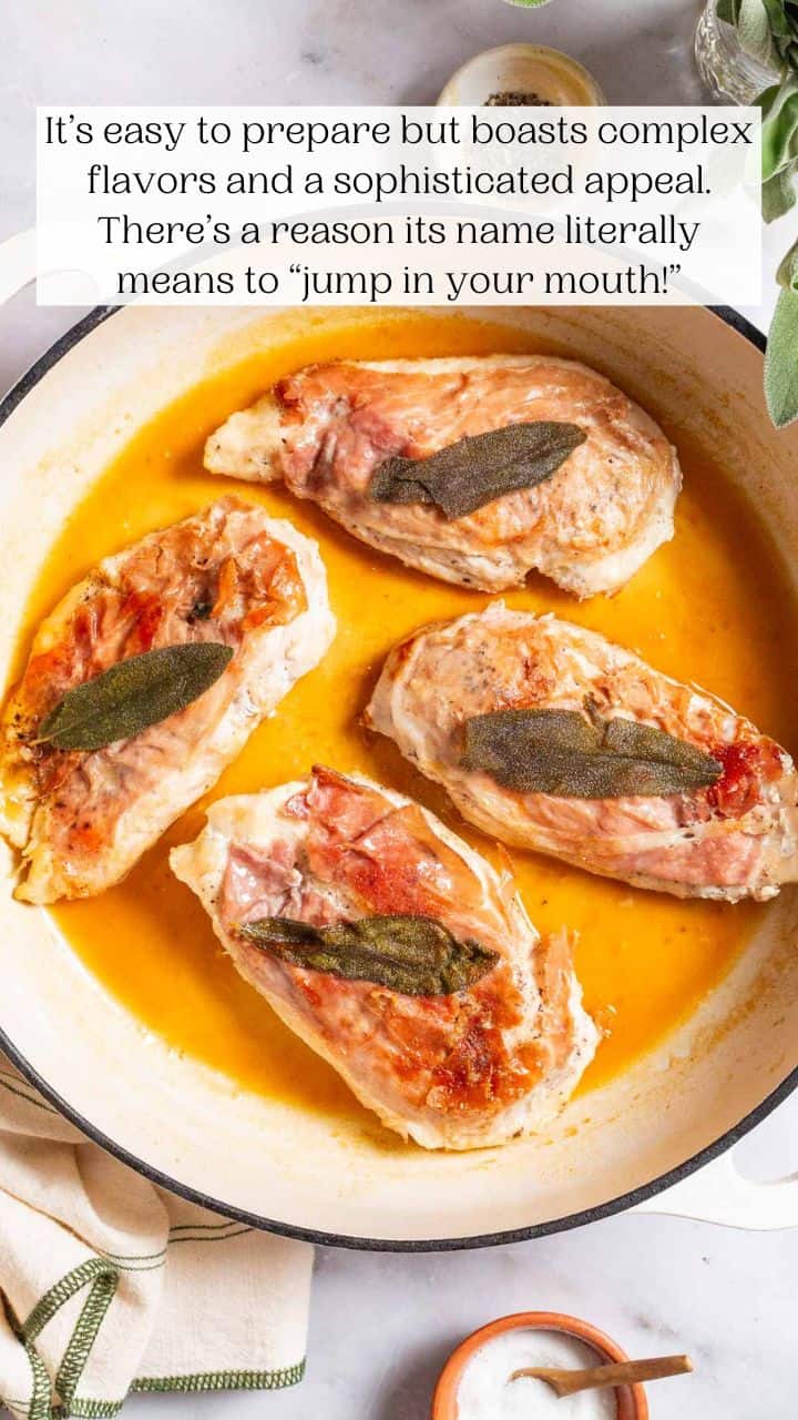 Chicken Saltimbocca (Chicken With Prosciutto And Sage) - The