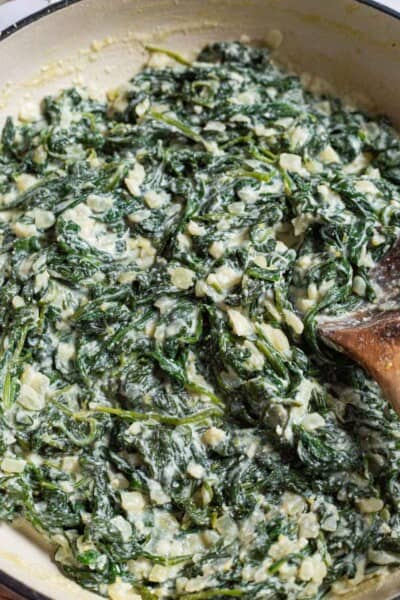 Creamed Spinach | The Mediterranean Dish