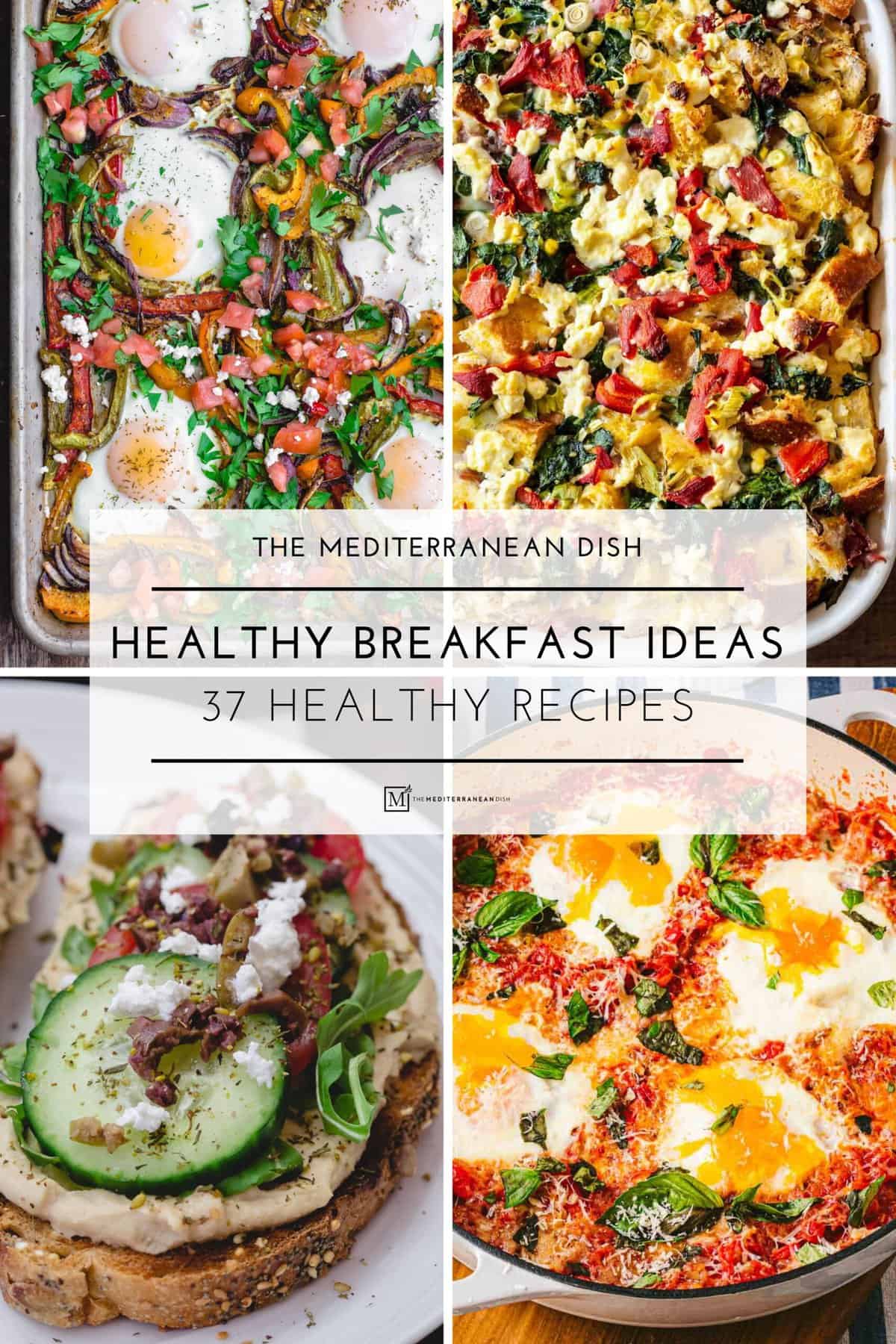 Graphic image for the healthy breakfast recipes roundup.