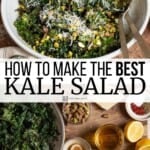 Pin image 3 for kale salad.