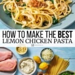 Pin image 3 for lemon chicken pasta.