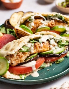 Egyptian Fried Fish Sandwich web story poster image.